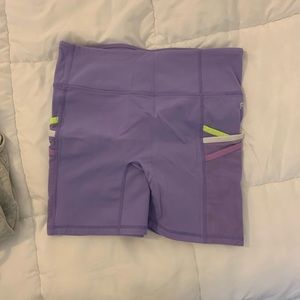 Fabletics purple biker short